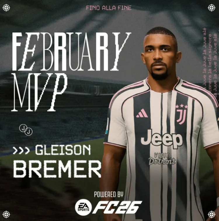 kaiyun.com-尤文官方：布雷默当选队内2月最佳球员，5场比赛打进2球